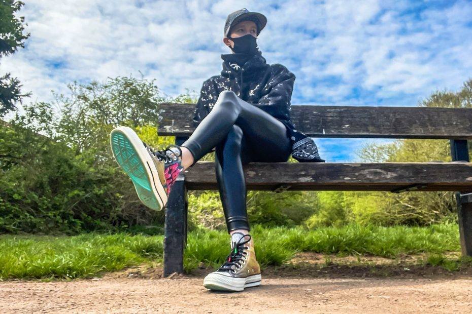 dannylegging, danny legging, leather leggings, shiny, metallic, converse, lookbook, outfits, style, cyber, alternative